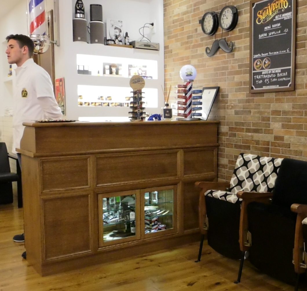 reception barber shop