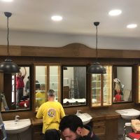 Arredamento Barber Shop Crew Albano - Wood Design
