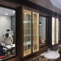 Arredamento Barber Shop Crew Albano - Wood Design